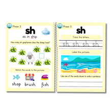 Load image into Gallery viewer, Phonics wipeable book - Phase three