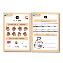 Load image into Gallery viewer, Phonics wipeable book - Phase two/ Level 1