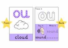 Load image into Gallery viewer, Phonics flashcards - Phase 5/ Level 3
