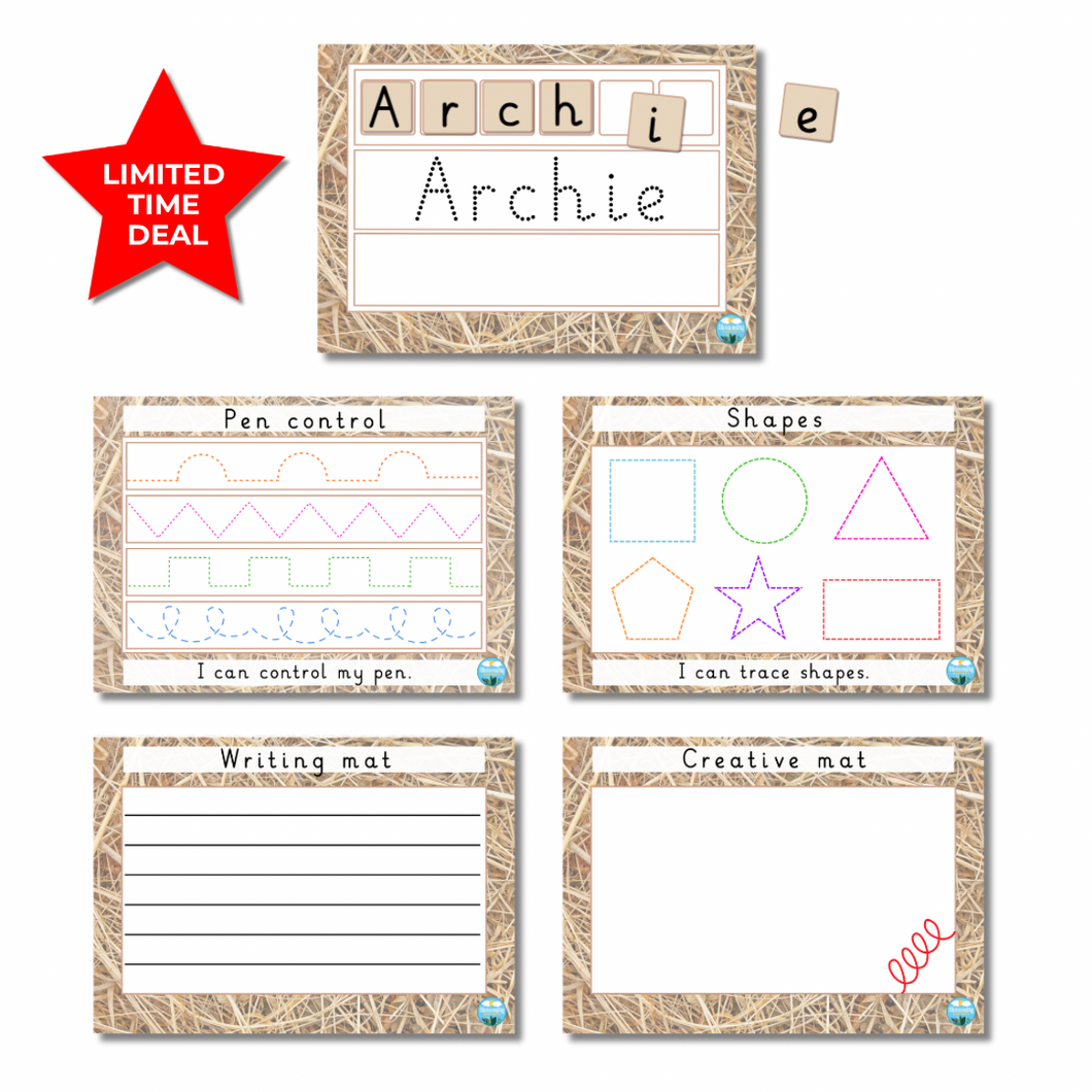 Learn To Write: Personalised Name, Handwriting & Fine Motor Skills Ages 2-5